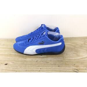 Puma Sneakers Mens 10 Blue White Suede Sparco Speedcat OG Low Top Athletic